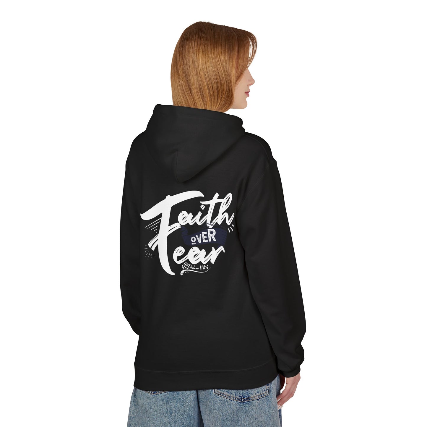 Faith Over Fear Fleece Hoodie